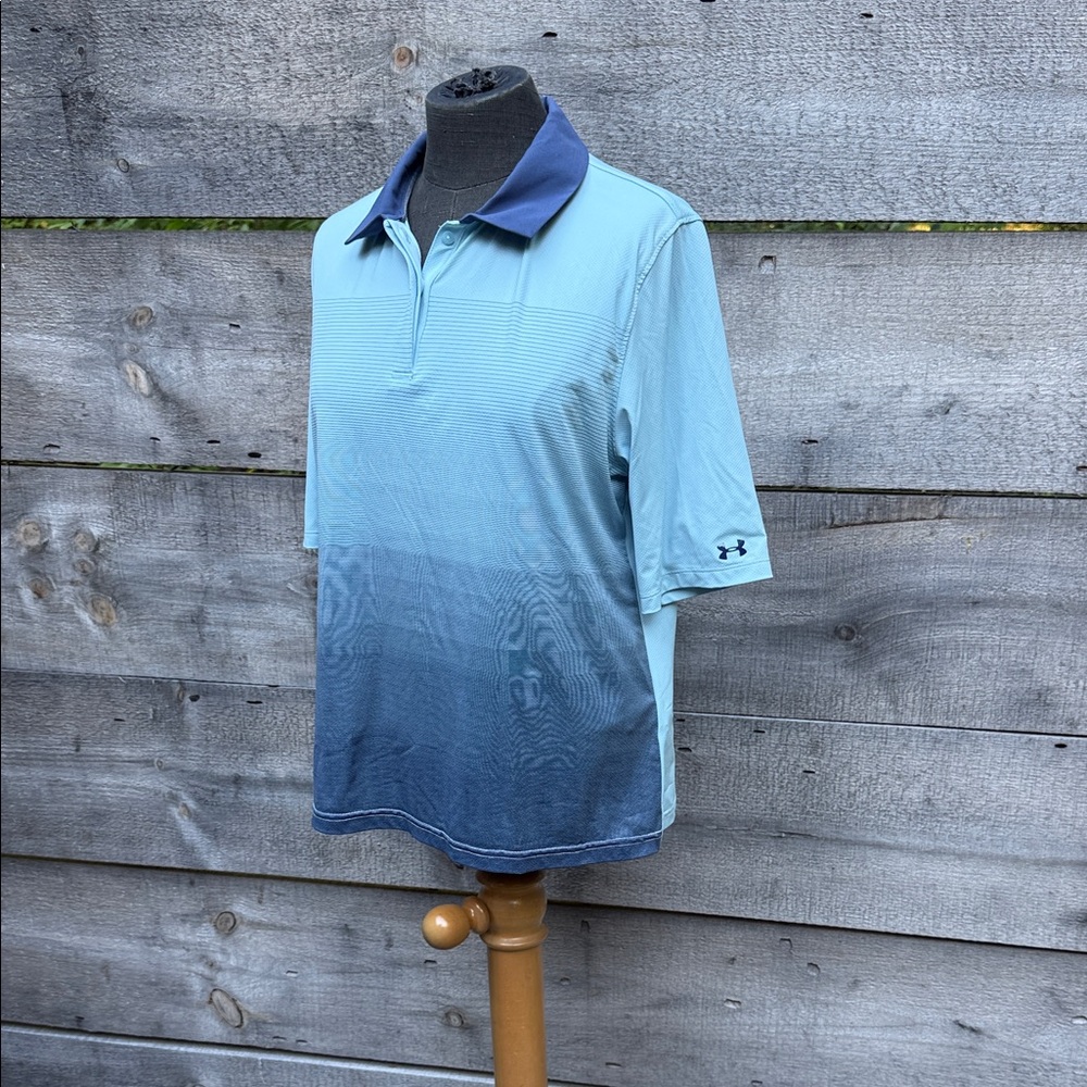 Under Armour Men's Gradient Blue Polo